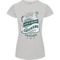 Life is Better With Chickens Around Farming Womens Petite Cut T-Shirt Sports Grey