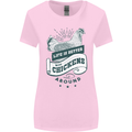 Life is Better With Chickens Around Farming Womens Wider Cut T-Shirt Light Pink
