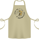 Life is Brewtiful Beer Alcohol Larger Cotton Apron 100% Organic Khaki