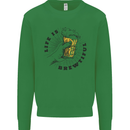 Life is Brewtiful Beer Alcohol Larger Kids Sweatshirt Jumper Irish Green
