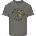 Life is Brewtiful Beer Alcohol Larger Kids T-Shirt Childrens Charcoal