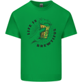 Life is Brewtiful Beer Alcohol Larger Kids T-Shirt Childrens Irish Green