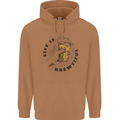 Life is Brewtiful Beer Alcohol Larger Mens 80% Cotton Hoodie Caramel Latte