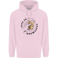 Life is Brewtiful Beer Alcohol Larger Mens 80% Cotton Hoodie Light Pink