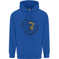 Life is Brewtiful Beer Alcohol Larger Mens 80% Cotton Hoodie Royal Blue