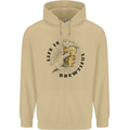 Life is Brewtiful Beer Alcohol Larger Mens 80% Cotton Hoodie Sand