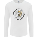 Life is Brewtiful Beer Alcohol Larger Mens Long Sleeve T-Shirt White