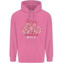 Life is a Beautiful Ride Cycling Bicycle Childrens Kids Hoodie Azalea