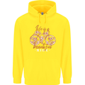Life is a Beautiful Ride Cycling Bicycle Childrens Kids Hoodie Yellow