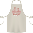 Life is a Beautiful Ride Cycling Bicycle Cotton Apron 100% Organic Natural