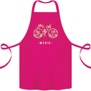 Life is a Beautiful Ride Cycling Bicycle Cotton Apron 100% Organic Pink