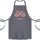 Life is a Beautiful Ride Cycling Bicycle Cotton Apron 100% Organic Steel