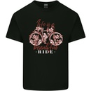 Life is a Beautiful Ride Cycling Bicycle Mens Cotton T-Shirt Tee Top Black