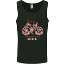 Life is a Beautiful Ride Cycling Bicycle Mens Vest Tank Top Black