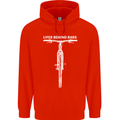 Lifer Behind Bars Cycling Cyclist Funny Childrens Kids Hoodie Bright Red