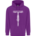 Lifer Behind Bars Cycling Cyclist Funny Childrens Kids Hoodie Purple