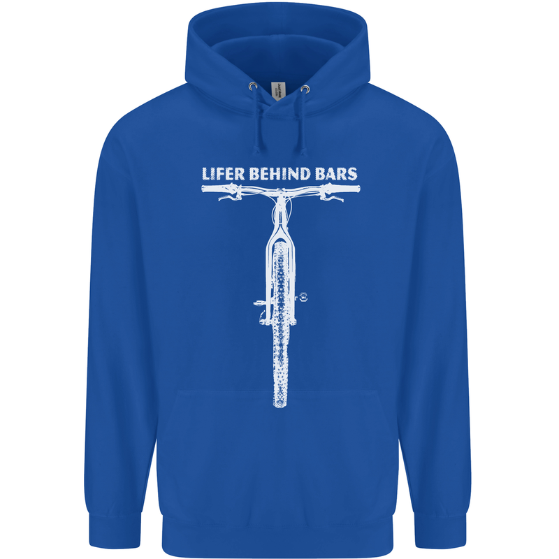 Lifer Behind Bars Cycling Cyclist Funny Childrens Kids Hoodie Royal Blue