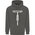 Lifer Behind Bars Cycling Cyclist Funny Childrens Kids Hoodie Storm Grey