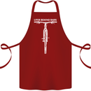 Lifer Behind Bars Cycling Cyclist Funny Cotton Apron 100% Organic Maroon