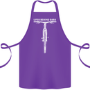 Lifer Behind Bars Cycling Cyclist Funny Cotton Apron 100% Organic Purple