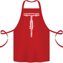 Lifer Behind Bars Cycling Cyclist Funny Cotton Apron 100% Organic Red
