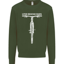 Lifer Behind Bars Cycling Cyclist Funny Kids Sweatshirt Jumper Forest Green