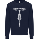 Lifer Behind Bars Cycling Cyclist Funny Kids Sweatshirt Jumper Navy Blue