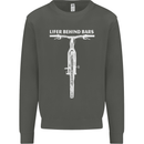 Lifer Behind Bars Cycling Cyclist Funny Kids Sweatshirt Jumper Storm Grey