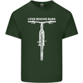 Lifer Behind Bars Cycling Cyclist Funny Mens Cotton T-Shirt Tee Top Forest Green