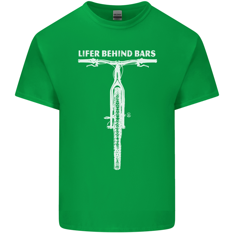 Lifer Behind Bars Cycling Cyclist Funny Mens Cotton T-Shirt Tee Top Irish Green
