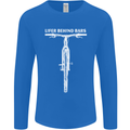 Lifer Behind Bars Cycling Cyclist Funny Mens Long Sleeve T-Shirt Royal Blue