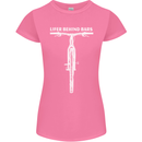 Lifer Behind Bars Cycling Cyclist Funny Womens Petite Cut T-Shirt Azalea