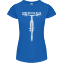 Lifer Behind Bars Cycling Cyclist Funny Womens Petite Cut T-Shirt Royal Blue