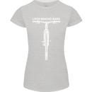 Lifer Behind Bars Cycling Cyclist Funny Womens Petite Cut T-Shirt Sports Grey