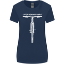 Lifer Behind Bars Cycling Cyclist Funny Womens Wider Cut T-Shirt Navy Blue