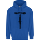 Lifer Behind Bars Funny Cycling Cyclist Childrens Kids Hoodie Royal Blue