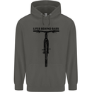 Lifer Behind Bars Funny Cycling Cyclist Childrens Kids Hoodie Storm Grey