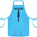 Lifer Behind Bars Funny Cycling Cyclist Cotton Apron 100% Organic Turquoise