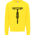 Lifer Behind Bars Funny Cycling Cyclist Kids Sweatshirt Jumper Yellow