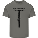 Lifer Behind Bars Funny Cycling Cyclist Kids T-Shirt Childrens Charcoal