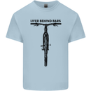 Lifer Behind Bars Funny Cycling Cyclist Kids T-Shirt Childrens Light Blue