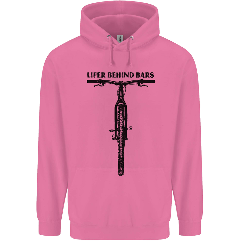 Lifer Behind Bars Funny Cycling Cyclist Mens 80% Cotton Hoodie Azelea