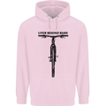 Lifer Behind Bars Funny Cycling Cyclist Mens 80% Cotton Hoodie Light Pink