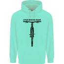 Lifer Behind Bars Funny Cycling Cyclist Mens 80% Cotton Hoodie Peppermint