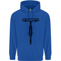 Lifer Behind Bars Funny Cycling Cyclist Mens 80% Cotton Hoodie Royal Blue