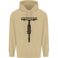 Lifer Behind Bars Funny Cycling Cyclist Mens 80% Cotton Hoodie Sand
