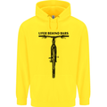 Lifer Behind Bars Funny Cycling Cyclist Mens 80% Cotton Hoodie Yellow