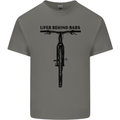 Lifer Behind Bars Funny Cycling Cyclist Mens Cotton T-Shirt Tee Top Charcoal