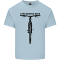 Lifer Behind Bars Funny Cycling Cyclist Mens Cotton T-Shirt Tee Top Light Blue