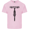 Lifer Behind Bars Funny Cycling Cyclist Mens Cotton T-Shirt Tee Top Light Pink